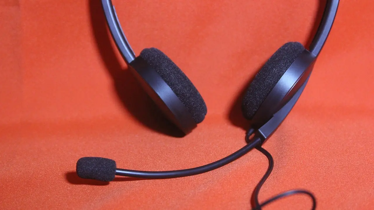 Headset med mikrofon